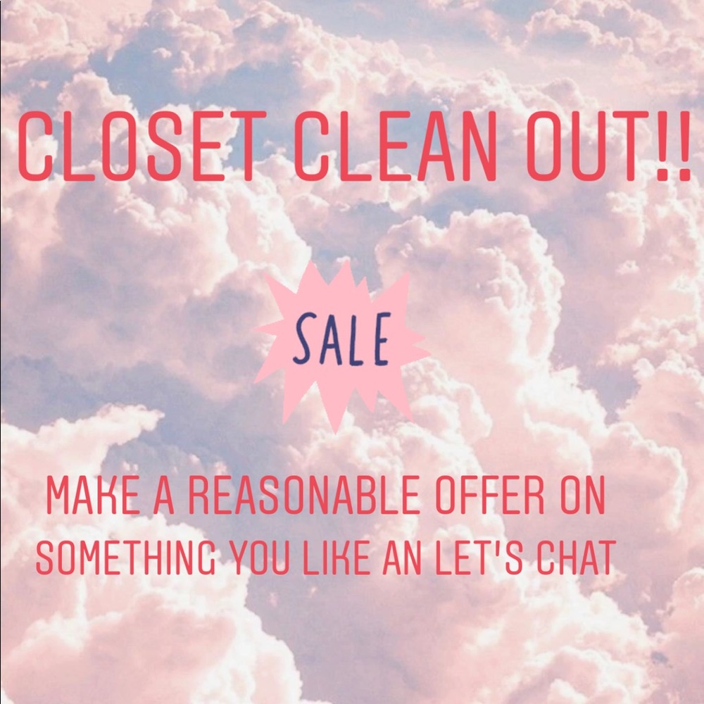 !! CLOSET CLEAN OUT !! EVERYTHING MUST GO!